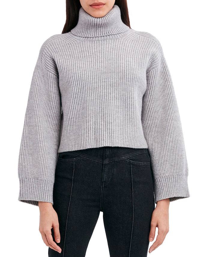 BCBGeneration Ribbed Turtleneck Sweater Macy s