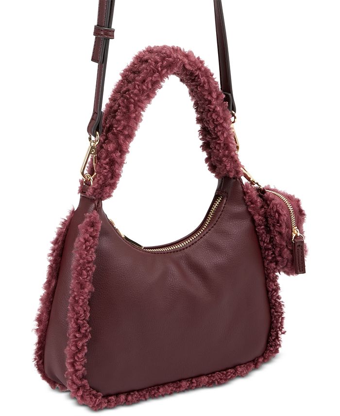 INC International Concepts Zaree Faux Fur Shoulder Bag, Created for