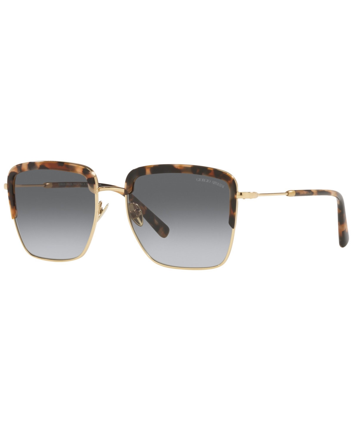 Giorgio Armani Women's Sunglasses, Ar6126 In Pale Gold-tone,brown Tortoise