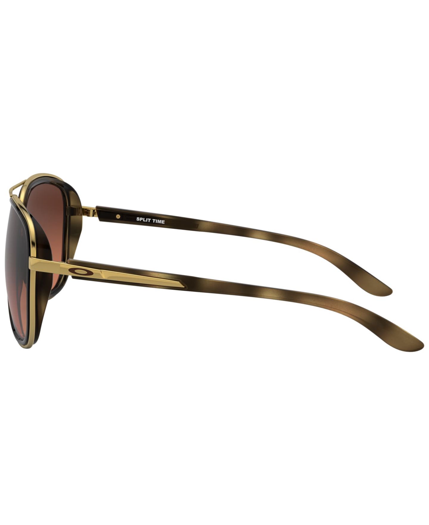 Женские солнцезащитные очки Oakley Sunglasses, Split Time OO4129, цвет: Черепаховый — фото 3