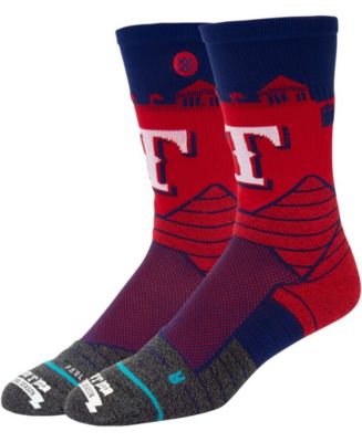 Men's Royal Texas Rangers Arlington Diamond Pro Crew Socks - Macy's