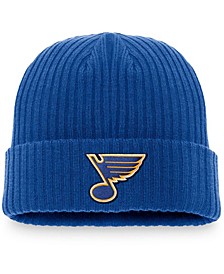 Men's Blue St. Louis Blues Core Primary Logo Cuffed Knit Hat
