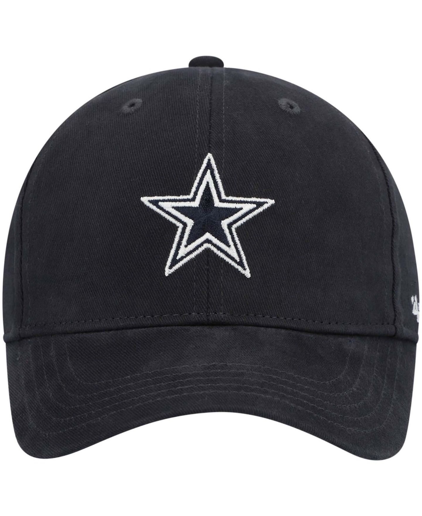 Кепка '47 Brand Navy Dallas Cowboys Basic MVP Adjustable Hat для малышей — фото 3