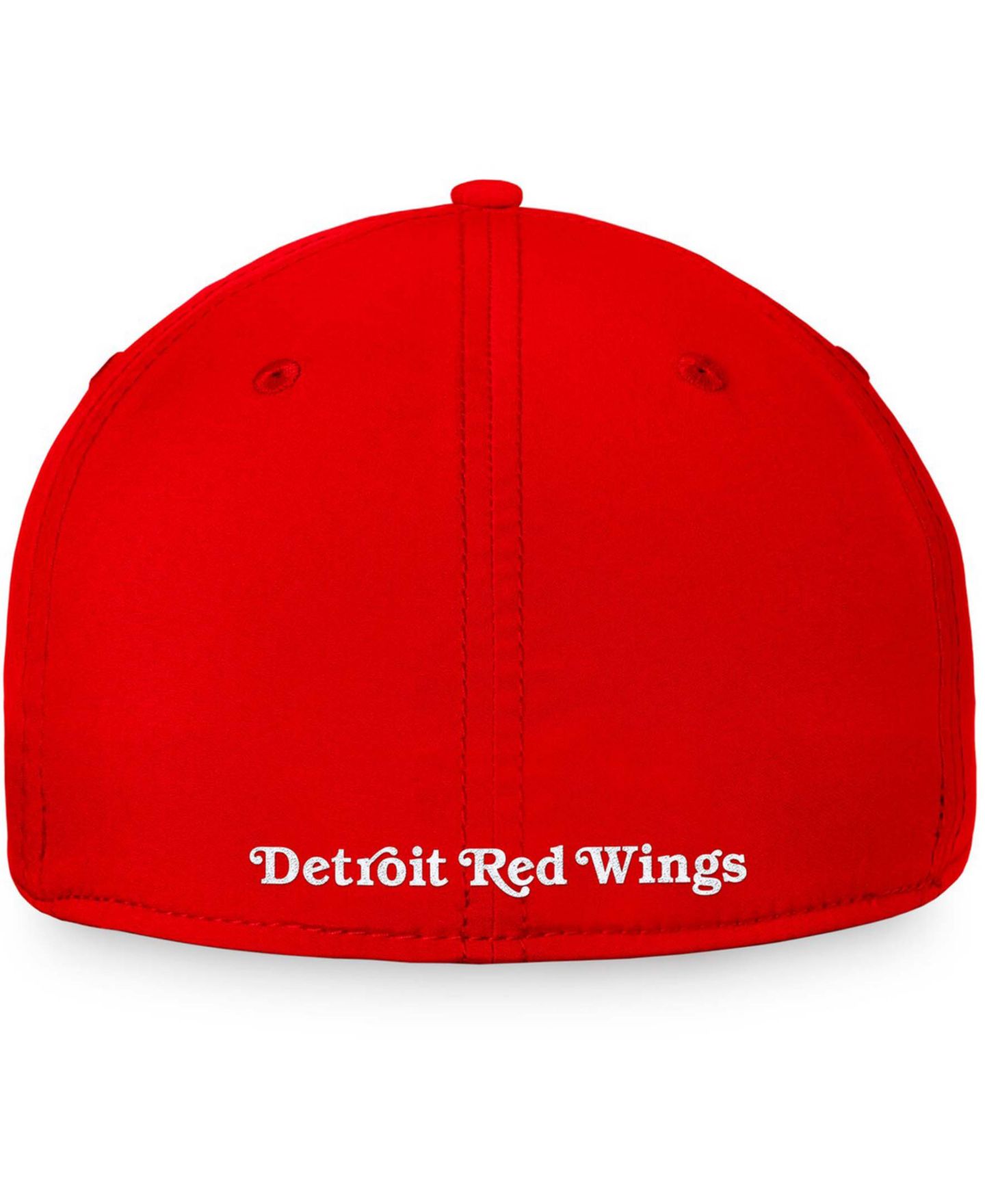 Мужская кепка Fanatics Red Detroit Red Wings Core Primary Logo Flex Hat — фото 5