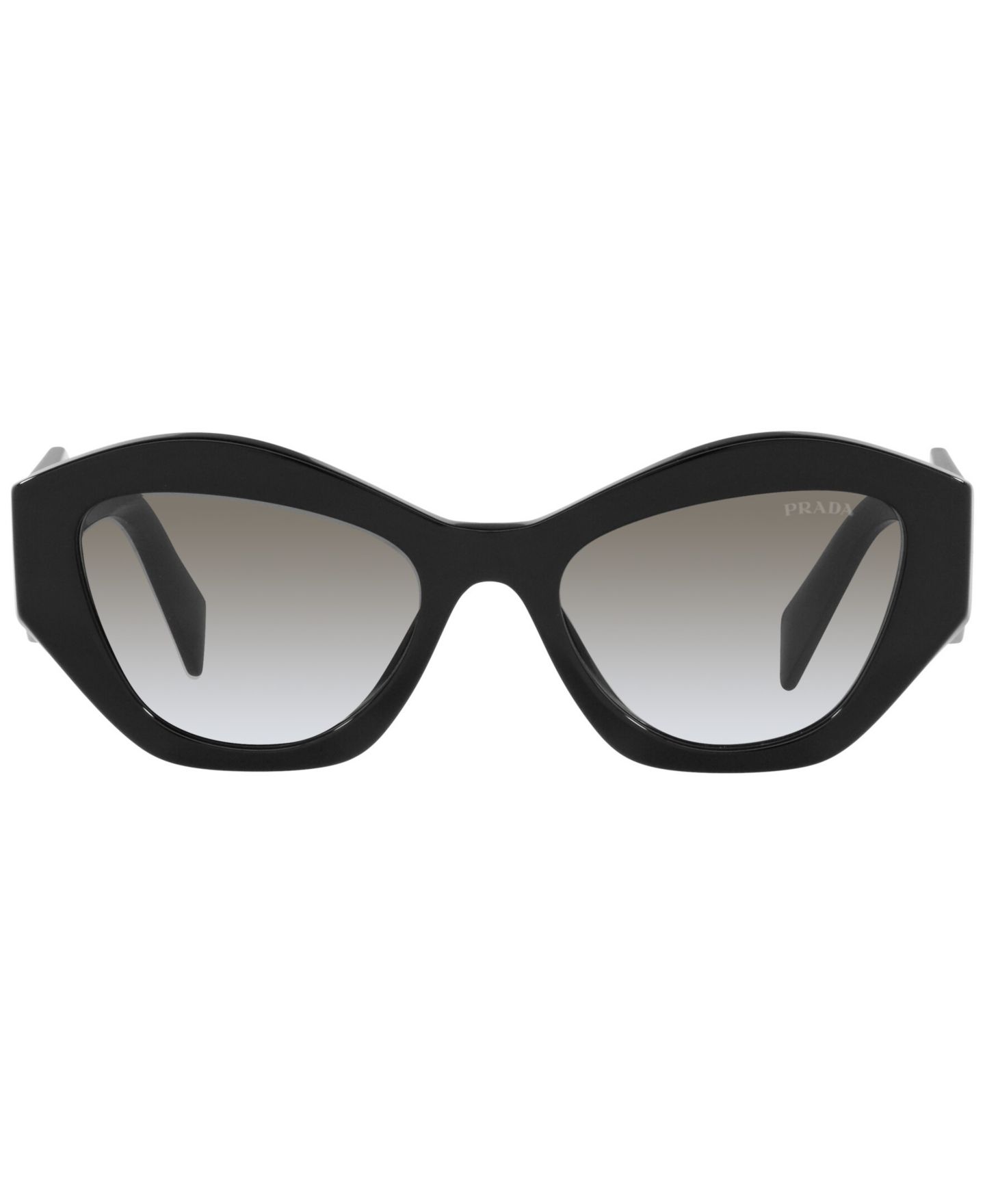 Женские солнцезащитные очки PRADA Symbole Cateye Sunglasses, PR 07YS, цвет: Чёрный — фото 2