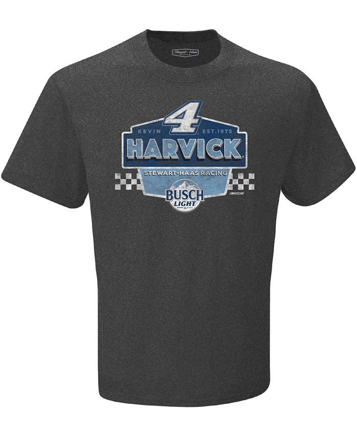 Stewart-Haas Racing Team Collection Men's Heather Charcoal Kevin ...