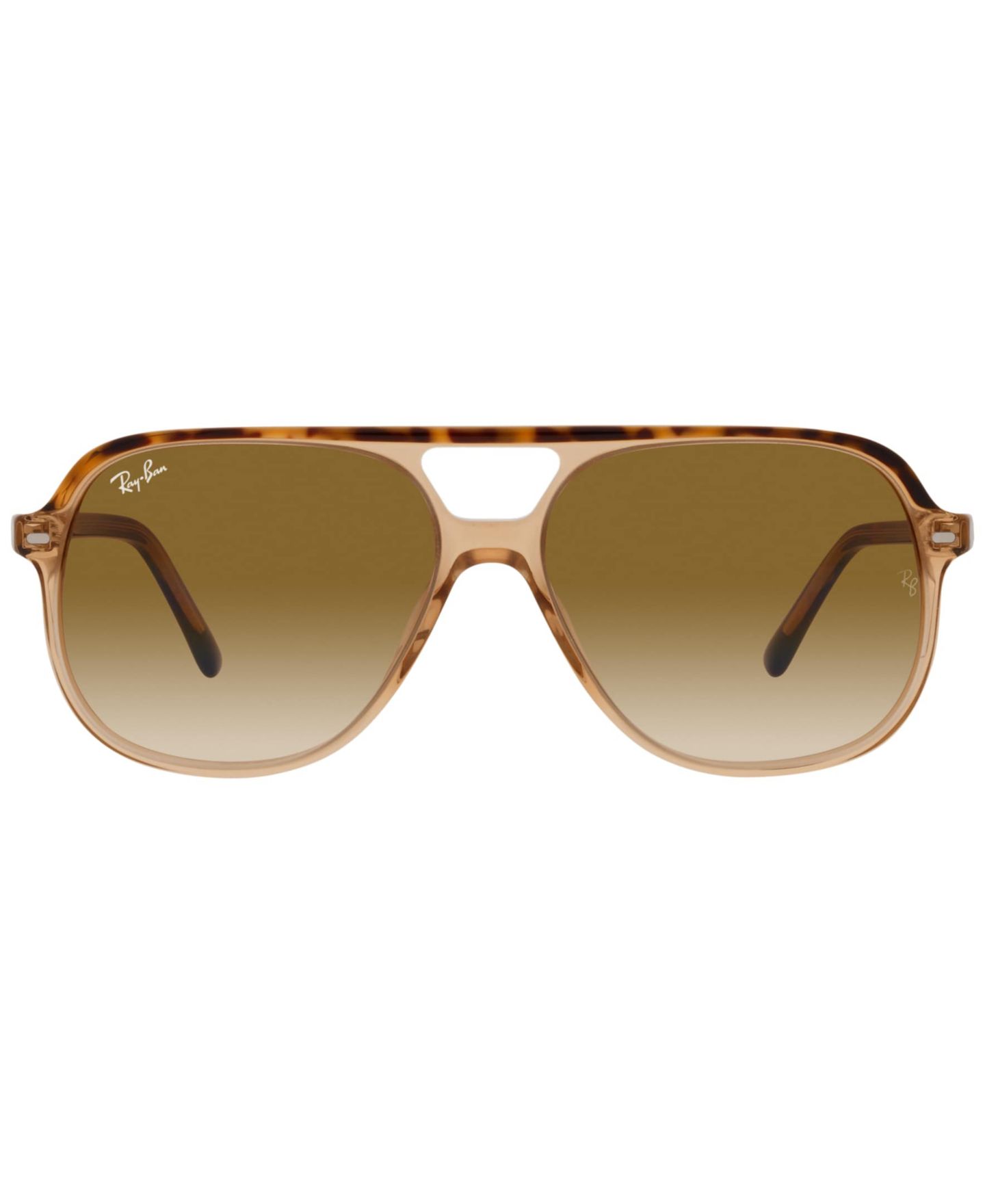 Солнцезащитные очки Ray-Ban Unisex Sunglasses, RB2198 Bill, цвет: Гавана прозрачный коричневый, вариант 1 — фото 2