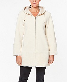 Reversible Hooded Zip Coat