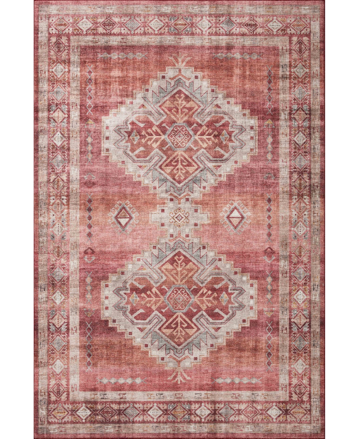 Loloi Ii Heidi Hei-03 6' x 9' Area Rug - Cinnabar