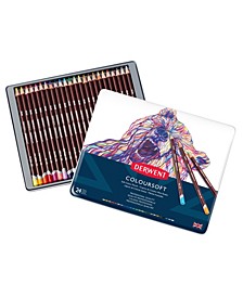 Coloursoft Pencil Tin Set, 24 Pencils
