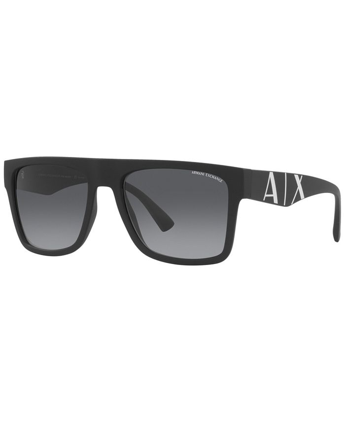 A|X Armani Exchange Men's Polarized Sunglasses, AX4113S 55 - Macy's