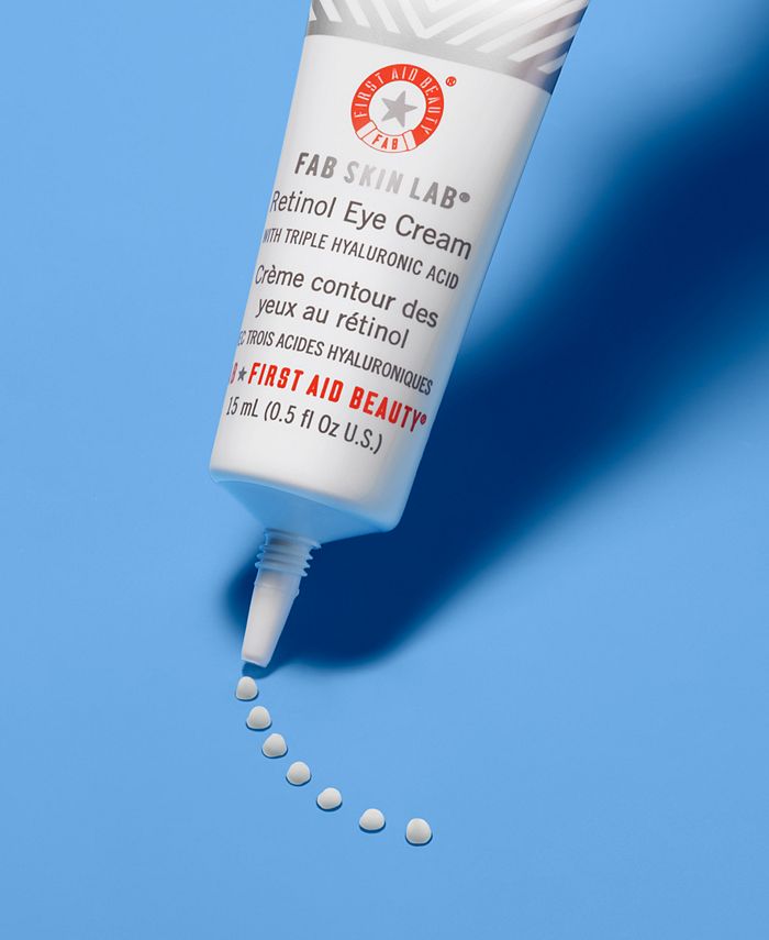 First Aid Beauty FAB Skin Lab Retinol Eye Cream With Triple Hyaluronic Acid, 0.5oz. & Reviews