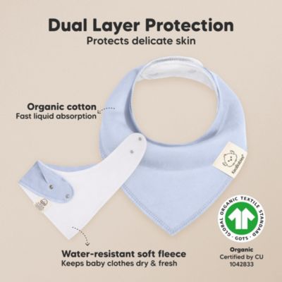 8pk Baby Bandana Bibs, Baby Drool Bibs for Baby Girl, Boy, Baby Bibs for Infant, Newborn