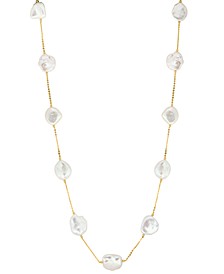 EFFY® Cultured Freshwater Baroque Pearl (13mm) 24" Statement Necklace in 14k Gold