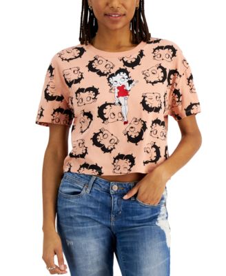 Betty Boop - Juniors' Graphic-Print T-Shirt