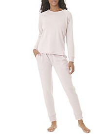Women's Hacci Long Sleeve Pajama Set