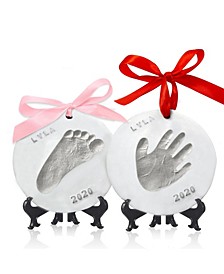 Baby Boys and Girls Cherish Baby Handprint Keepsake Ornament