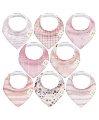 8pk Baby Bandana Bibs, Baby Drool Bibs for Baby Girl, Boy, Baby Bibs for Infant, Newborn