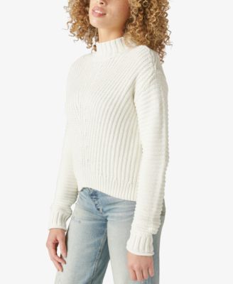 Lucky Brand Textured Turtleneck Sweater 