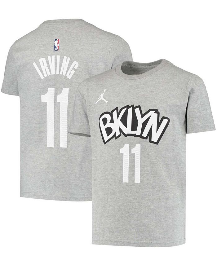 Jordan Brand Brooklyn Nets Charcoal Statement Edition Pullover Hoodie Size: Medium