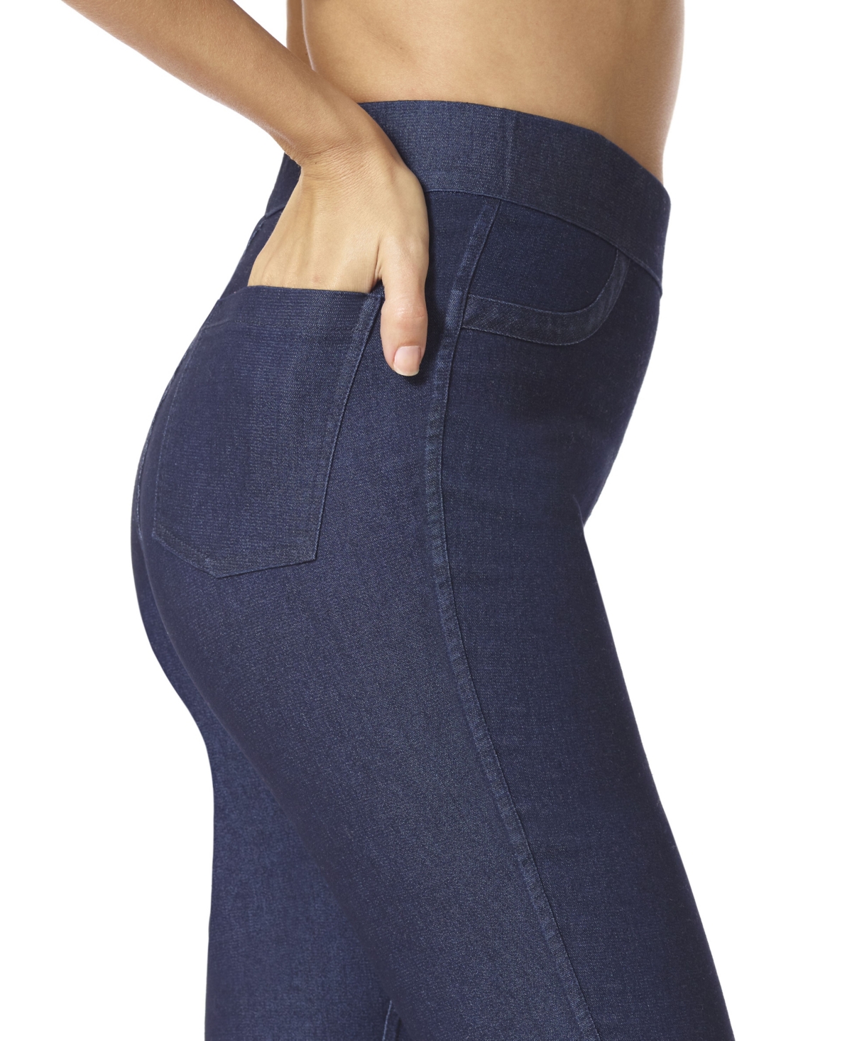 Hue Women's Reversible Denim High Rise Leggings