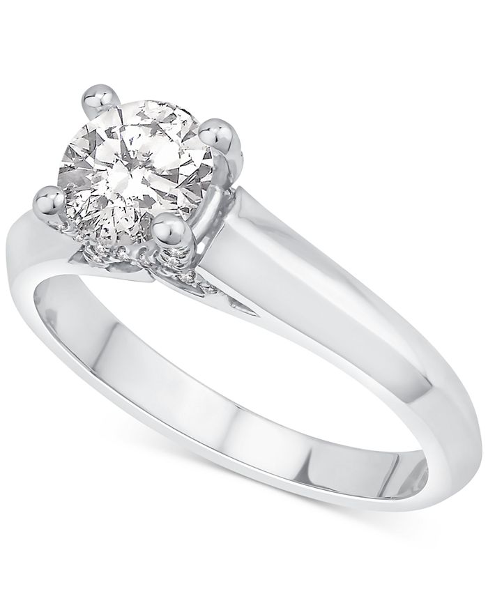 Macy's - Diamond Solitaire Engagement Ring (1 ct. t.w.) in 14k Gold