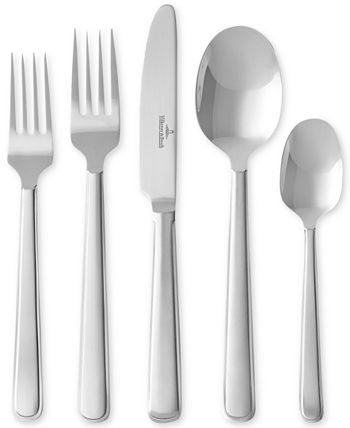 Villeroy & Boch Chancellor 60-Piece Flatware Set, Service for 12 - Macy's