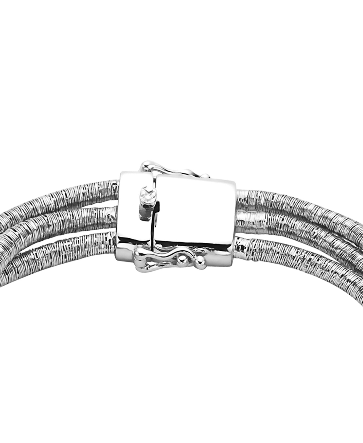 Effy Diamond Rondelle Wire Wrap Bracelet (1/6 ct. t.w.) - Sterling Silver