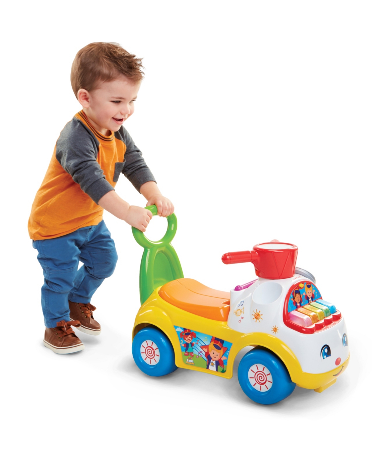 Shop Paw Patrol Fisher-price Little People Ultimate Music Parade Ride-on In Multicolor
