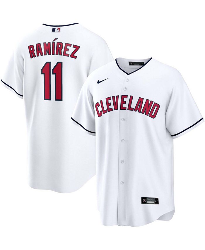 Nike Men's Jose Ramirez White Cleveland Indians Alternate Replica Player  Jersey - Macy's