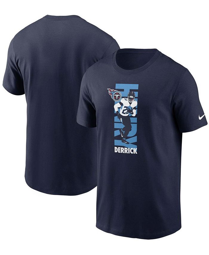 Nike Men's Derrick Henry Navy Tennessee Titans Player Graphic T-shirt ...