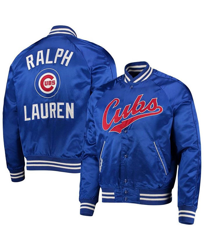 Polo Ralph Lauren Men's Royal Chicago Cubs Raglan Full-Snap Jacket