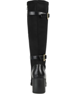 Women's Gaibree Belted Block Heel Knee High Boots