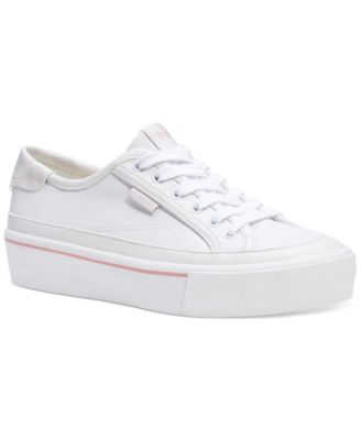 white platform sneakers macys