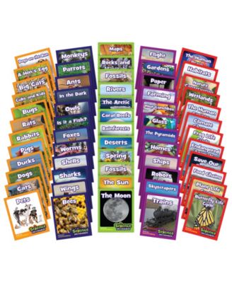 Science Decodables Non-Fiction Boxed Educational Learning Set, 60 Pieces