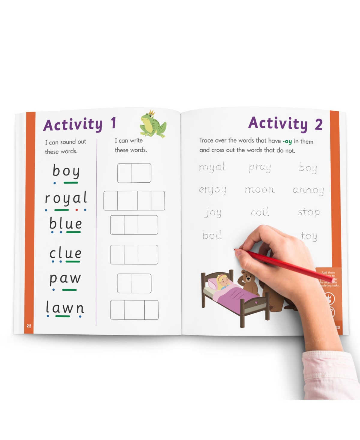 Shop Junior Learning Phase-5 Vowel Sounds Educational Learning Workbook In Multi