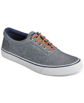 Sperry - Men's Striper II Canvas Vulcanized Oxford Chambray Sneakers
