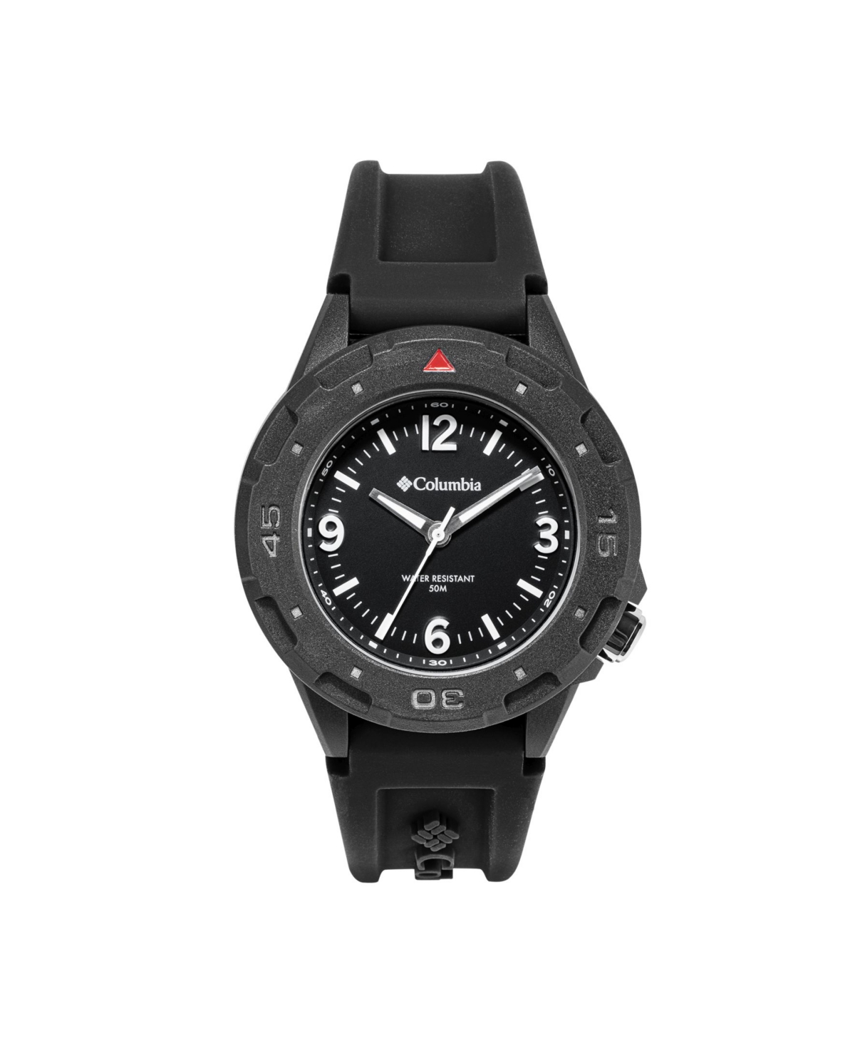 Unisex Trailhead Analog Black Silicone Strap Watch, 46mm - Black