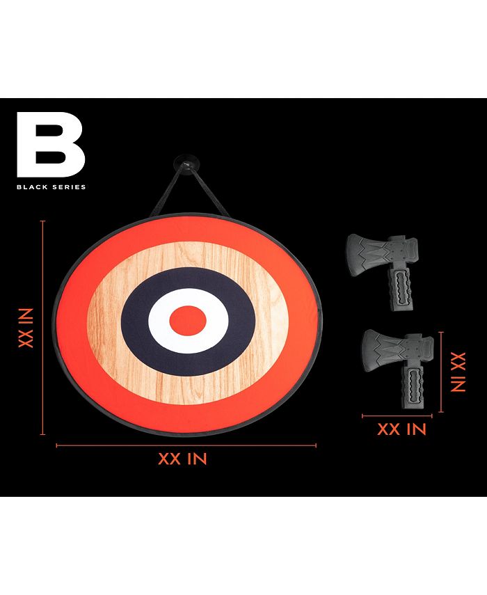 Black Series Foam Axe Throwing Game Set, 4 Piece Macy's