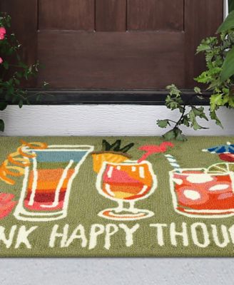 Frontporch Happy Drinks 2' x 3' Outdoor Area Rug