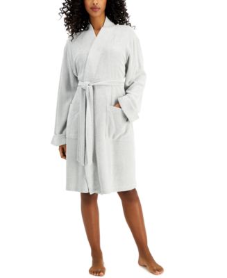 Charter Club Solid Wrap Robe, Created for Macy's - Macy's