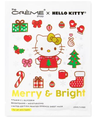 x Hello Kitty Merry & Bright Printed Essence Sheet Mask, Set of 3