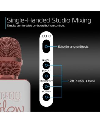 Tzumi Electronics Pop Solo Glow - Karaoke Microphone & Speaker