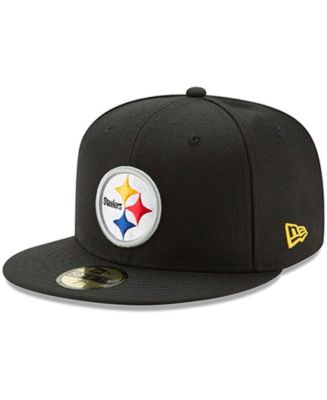 New Era Men's Black Pittsburgh Steelers Omaha 59FIFTY Fitted Hat - Macy's