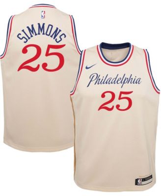 cream 76ers jersey