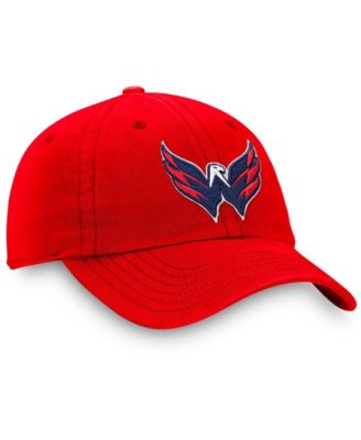 Men's Red Washington Capitals Core Primary Logo Adjustable Hat