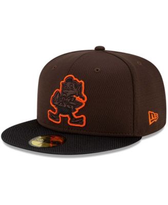 New Era Men's Brown, Black Cleveland Browns 2021 NFL Sideline Road ...