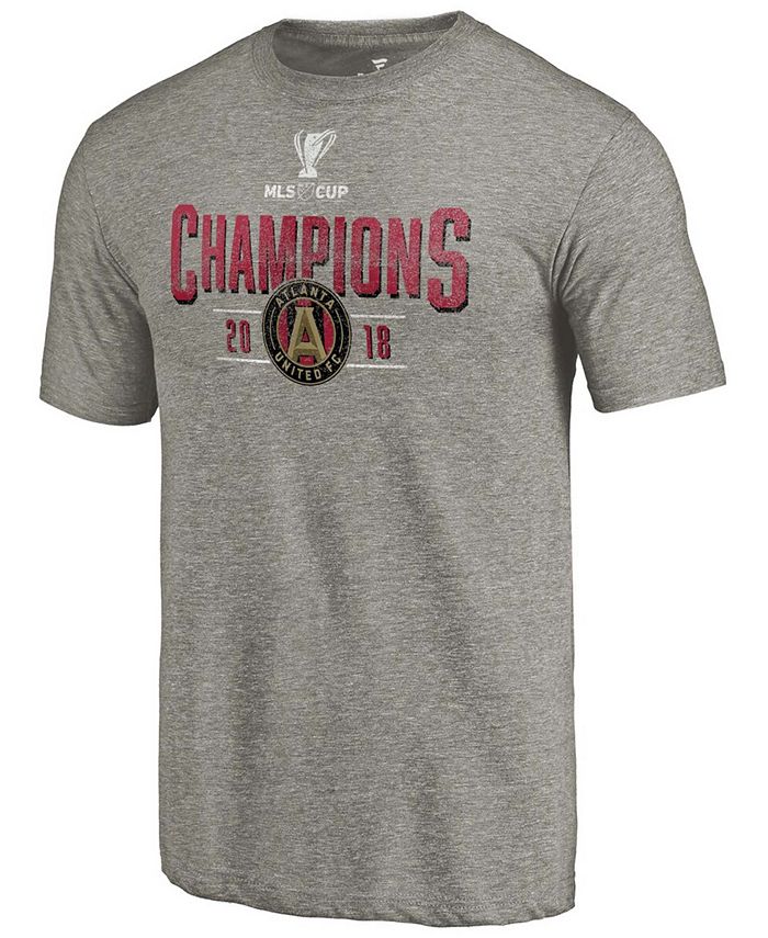 Fanatics Men's Heathered Gray Atlanta United FC 2018 MLS Cup Champions