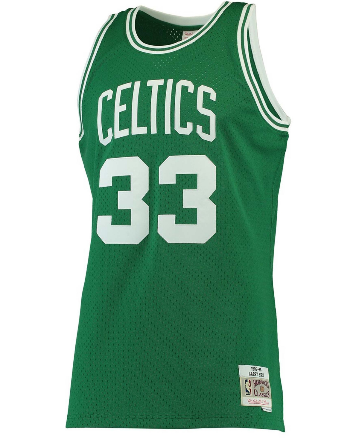 Men's Larry BirdBoston Celtics 1985-86 Hardwood Classics Swingman Jersey - Kelly Green