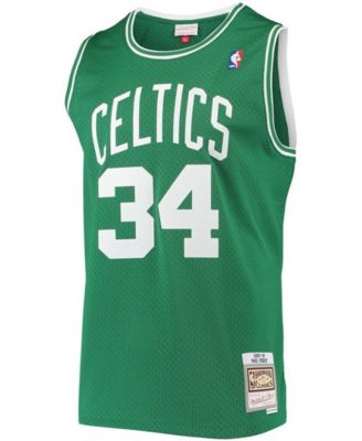 Men's Paul Pierce Kelly Green Boston Celtics Hardwood Classics Swingman Jersey